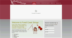 Desktop Screenshot of fossilcreekstrings.com